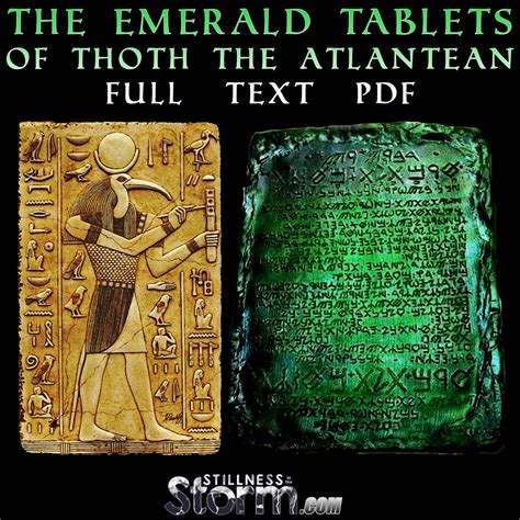 the emerald tablet pdf.